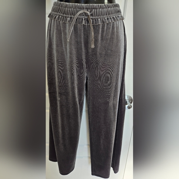 Zara Kids Charcoal Velvet Trousers - Picture 1 of 4